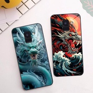 Samsung A8 2018 / A8 Plus / A8 + Glass Case Is Super Beautiful Super Quality Dragon