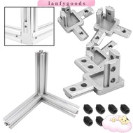 LANFYGOODSS Bracket Connector Aluminum Extrusion Profile Aluminum Alloy 2020 3030 4040 Series Slot 3