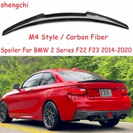 M2 F87 F22 F23 M4 Style Carbon Fiber Rear Trunk Spoiler for BMW 2 Series F22 F23 M2 F87 220i M235i 2