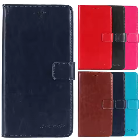 TienJueShi Flip Protect Leather Cover Wallet Case For Swissvoice s510-C s510-M Pouch Shell Etui