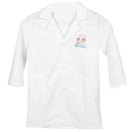 Kids Lab Coat Kids White Coat Baju Doktor Budak + Free Gift