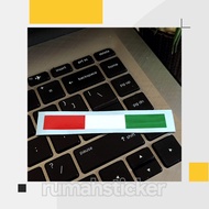 SMALL CUTTING STICKER ITALIAN FLAG ITALY FLAG FOR MOTORCYCLE BODY, HELMET GLASS, ETC.