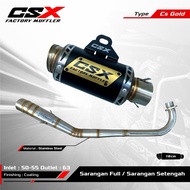 Racing Exhaust Under type CS-gold P15 by CSX FACTORY MUFFLER