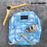 Tas Jansport SuperBreak Import Fulltag Ransel Sekolah / Kuliah Motif Awan Jansport Special Edition