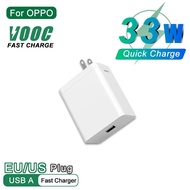 PD 33W SuperVOOC USB Fast Charger For OPPO A96 A97 A95 K11 K10 Reno 12 Pro Xiaomi 15 EU US Plug Wall