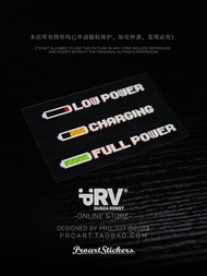 Original PRV 2023 ติดตั้งป้ายเตือนอายุแบตเตอรี่ไฟฟ้ารถยนต์ เล่นเกมส์ เทคโนโลยีใหม่ อายุการใช้งานยาวน