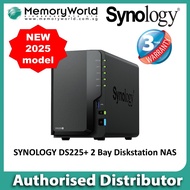 [SYNOLOGY Authorised Distributor] SYNOLOGY DS225+ 2 Bay DiskStation NAS. Singapore Local Warranty.
