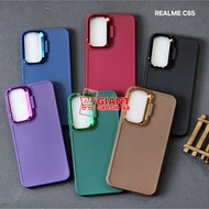 Realme C20 Realme C11 2021 Realme C65 Softcase Macaron Stand Camera CaseRing Realme C20 Realme C11 2