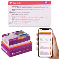 Pharmacology Flash Cards – No Fluff – Nursing School Essentials for Students – 2024 NCLEX ATI HESI R