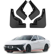 Car Mud Flaps Mudguard for Hyundai Elantra 2023-2024 Front and Rear Mudflaps Splash Guards Heavy Dut