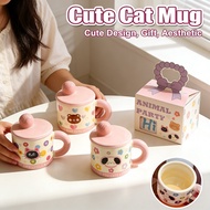 ceramic mug cute cat mug gift mug birthday for women cute aesthetic mug coffee cup mug cute mug