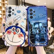 Doraemon Phone Case Samsung Galaxy A32 A72 A52 5G Kesing Cartoon Cute Couple Casing Samsung A52 A32 5G Protective Phone Cover Shinny Bluray