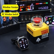 ปุ่ม เปิด-ปิด ต่อพีซี PC Switch DIY Nuclear Bomb Button Style Push Button Switch for Desktop Compute