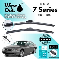[PREMIER] WipeOut UltraBeam Silicone EcoRefill-Technology Wiper BMW 7 Series 2001 - 2008 (E65,E66,E6