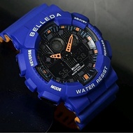 BELLEDA watch unisex digital watch 2 time watch