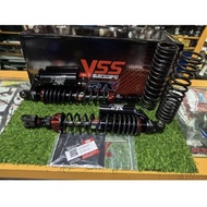 ABSORBER YSS G-TX SERIES FORZA300/350 430MM[ SMOOTH BLACK SERIES ]