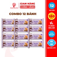 MUA 8 TẶNG 4 | Combo 12 Bánh Sừng Bò Bauli Moonfils 45g | Bánh ăn sáng | Đồ ăn vặt