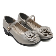 Adena รองเท้าคัชชู Mary Jane พื้นนิ่ม ใส่สบายทุกวัน  ดีไซน์ดอกไม้ Comfort Shoes ใส่ทำงาน/ไปงาน เท้าอ