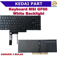 MSI GF66 White Backlight Keyboard