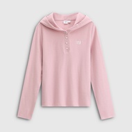 Gap | เสื้อฮู้ดหลวมสปริง ปักโลโก้ คอเฮนลี่