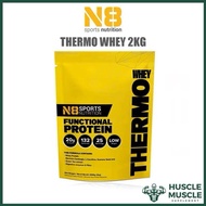 N8 THERMO WHEY 2KG - Build Muscle & Burn Fat (50 Servings)