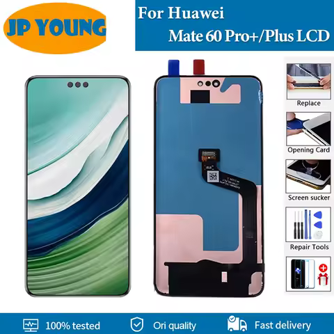 6.82" Original For Huawei Mate 60 Pro+ LCD Display Screen Touch Panel Digitizer For Huawei Mate 60 P