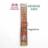 MERAH HIO DATOK 3 STICKS 40 CM RED COLOR