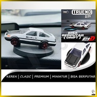 Diecast Car Decoration Dashboard Miniature Toy Car Display Drift Drifting Toyota AE86 Scale 1:64
