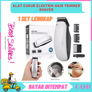 ORIGINAL - Alat Cukur Rambut Elektrik Hair Trimmer Shaver ABS + Stainless Steel - Hitam / Alat Cukur Elektrik Hair Trimmer Shaver Profesional / Alat Cukur Elektrik Portable / Alat Barbershop / Perawatan Rambut / Mesin Cukur Murah / Alat Cukur Elektrik