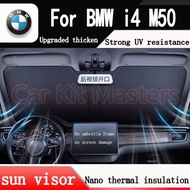 BMW i4 M50 sun visor Front Windshield Sunshade UV protection Car Window Sunshade Cover sunshade umbr