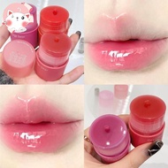 Canned Jam Lip Gloss Gege Bear Jam Lip Honey Moisturizing and Shiny Mirror Non Sticky Makeup Lip Gla