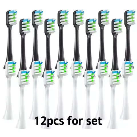 Replacement Toothbrush Head for SOOCAS X3/X3 Pro/X1/V1/V2/D3/X3U/X5/D3 Pro DuPont Soft Bristle Nozzl