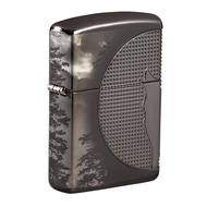 49353 Zippo Armor® Wolf Design ของแท้ (Empty Zippo Lighter without Fuel ไฟแช็กเปล่าไม่มีเชื้อเพลิง)