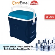 Igloo Contour 30 QT Cooler Box - Fully Insulated and Easy Carry
