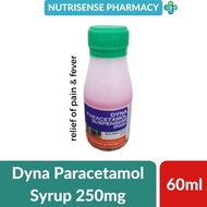 Dyna Paracetamol 250mg Syrup - 60ml [Demam dan tahan sakit]