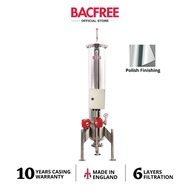 BACFREE ER19S Auto Polished Stainless Steel 304 Polished Finishing Outdoor Water Filters With MultiMedia Filtration