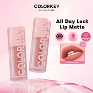 COLORKEY All Day Lock Lip Matte Quick Dry Waterproof High Pigmented Transfer-Resistant Breathable Li
