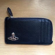 vivienne westwood 黑色 zip card holder 銀包 卡片 意大利製