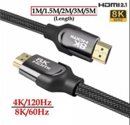 ［實體商店］HDMI 2.1 Cable (8K/60Hz, 4K/120Hz HDMI)，8K HDMI Cable, HDMI線，支援PS5