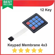 TOMBOL Keypad 3X4 Matrix Keyboard 12 Key Membrane For Arduino Button 4X3 Matrix