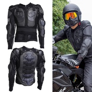 Motorcycle MX Full Body Armor Jacket Riding Racing Clothing Suit Moto Riding ATV Protectors Clothing Protective Gear Mask Black