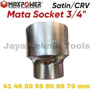MATA Maxpower 3/4 Inch Socket Bit Socket Wrench 41 46 50 55 60 65 70 Mm