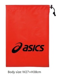 有貨全新 Asics Accessories Shoe Case 排球 足球 羽毛球 跑步 跑鞋 鞋袋 Red bag (One Size) W27×H38cm