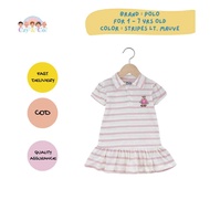 Czy & Co. - Polo Dress for Baby (1-7 Yrs Old) | Polo Dress for Girl | Kids Dress Baby Clothes OOTD19