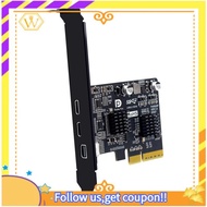 【W】Desktop Type-C Video Expansion Card Supports DP Video USB3.2 10G TYPE-C Port Monitor Dock Adapter