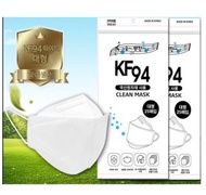 現貨 Clean Mask KF94 MASK 韓國製四層KF94防疫成人白色口罩50個