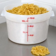 CAMBRO RFS12-148 12 qt Polyethylene Round Food Storage Container & RFSC12-148 12,18,22qt Round Conta