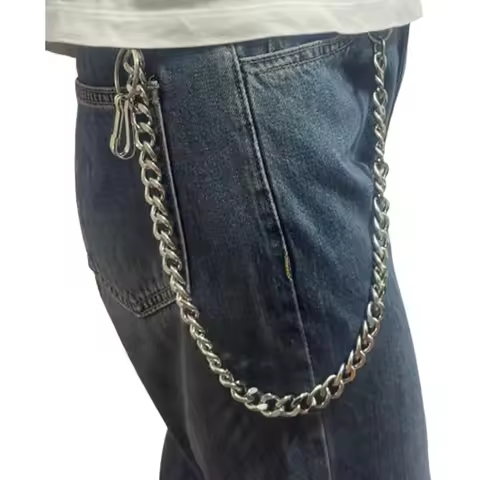 Wallet Chain Pants Chain for Women Men Belt Chain Hip Hop Punk Jeans Chains Goth Clothing Bag Access