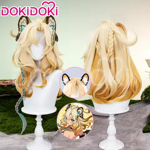 IN STOCK Xilonen Wig Game Genshin Impact Cosplay Wig DokiDoki Women 65cm Long Hair Natlan Xilonen Co