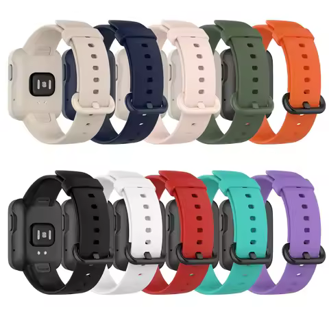 silicone Strap For Xiaomi Mi Watch Lite band Global Version Replacement watchband Bracelet mi watch 